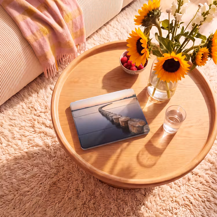 iPad hoes - Hout - Palen - Water — 2
