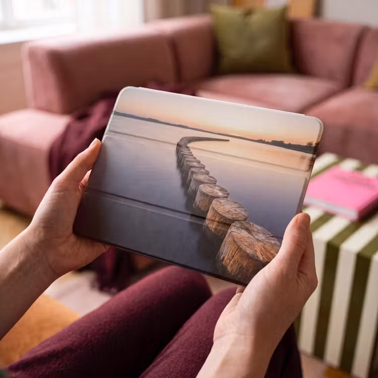 iPad hoes - Hout - Palen - Water — 4
