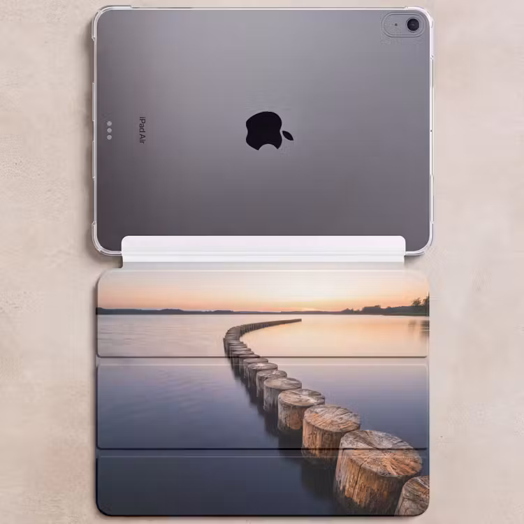 iPad hoes - Hout - Palen - Water — 6