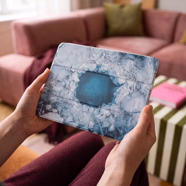 iPad hoes - Ijs - Blauw - Natuur — 4