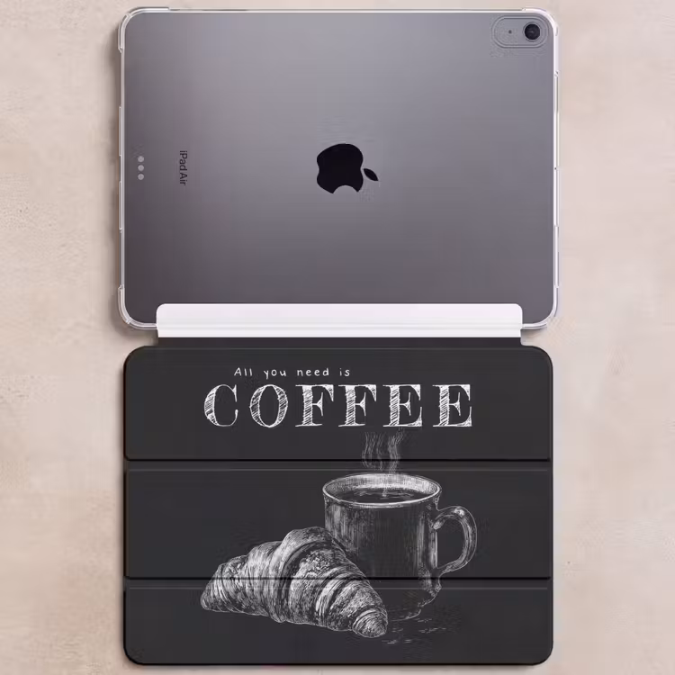 iPad hoes - Koffie - Croissant - Tekst — 6
