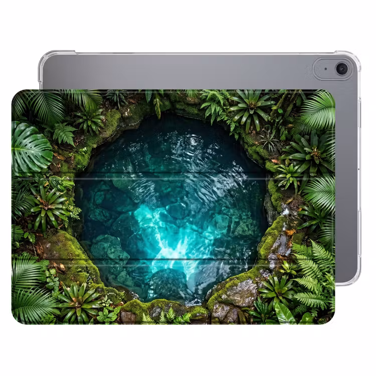 iPad hoes - Natuur - Jungle - Water - Groen — 1