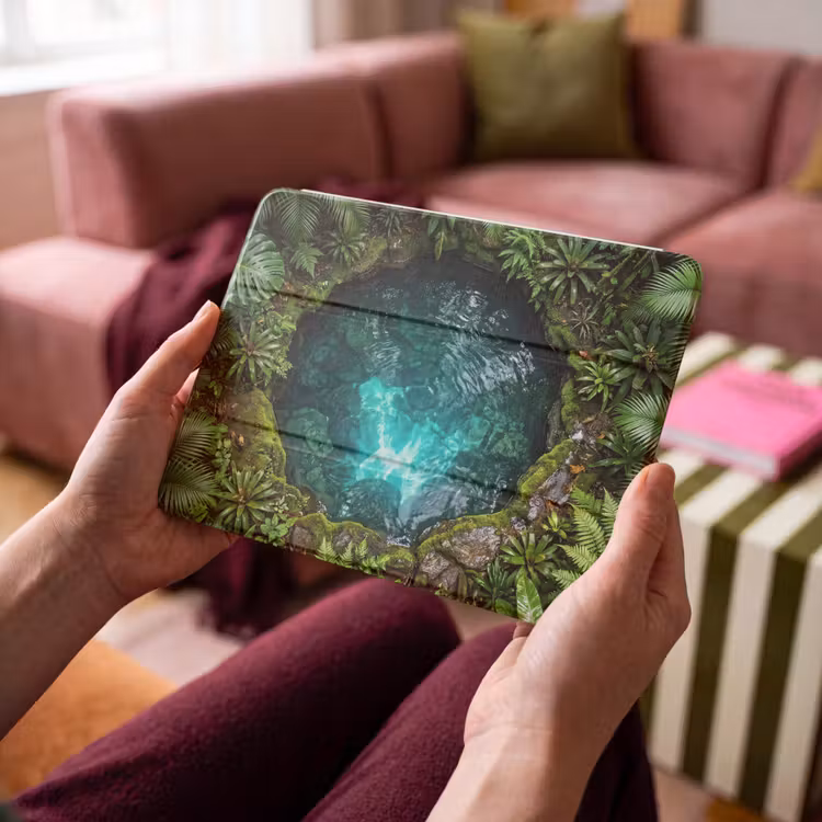iPad hoes - Natuur - Jungle - Water - Groen — 4