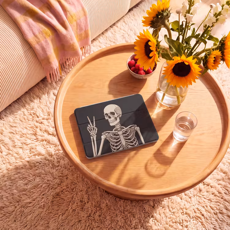 iPad hoes - Skelet - Peace - Zwart — 2