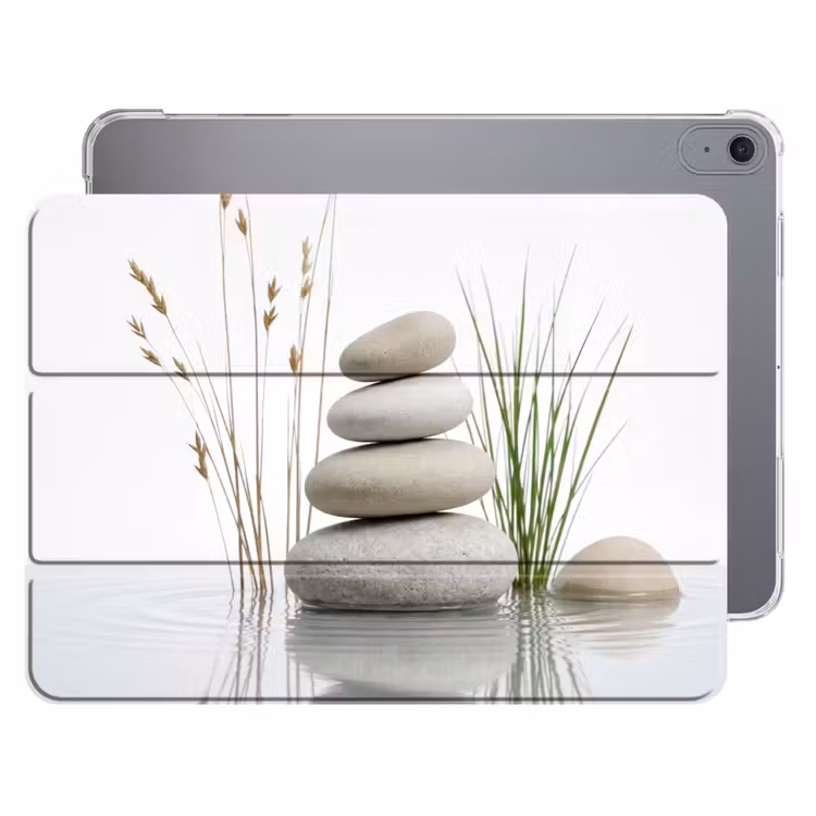 iPad hoes - Stenen - Sereen - Grijs — 1