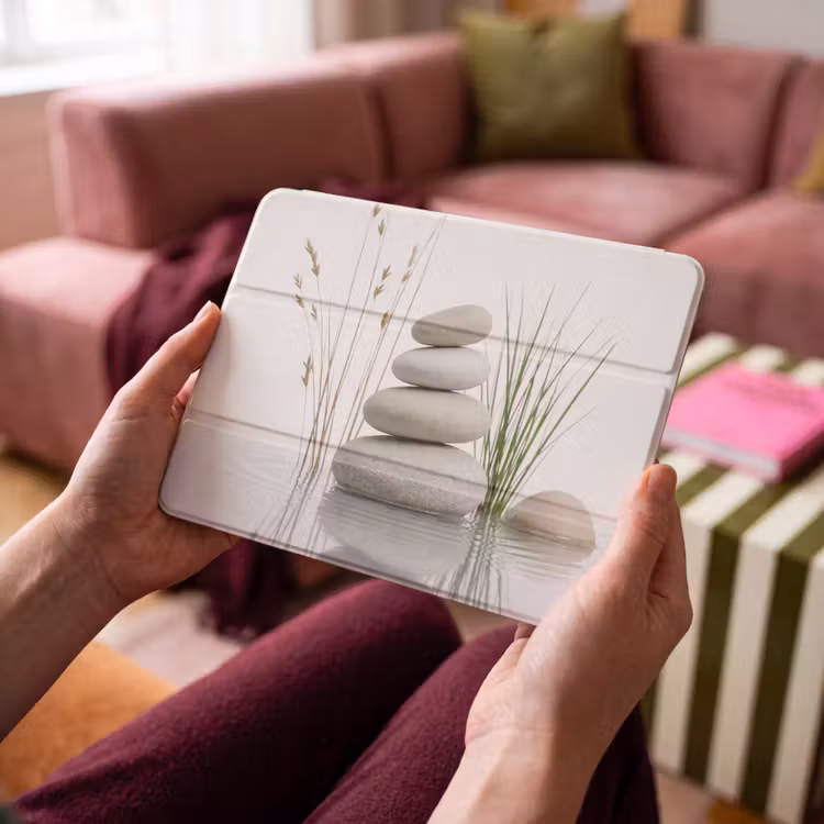 iPad hoes - Stenen - Sereen - Grijs — 4
