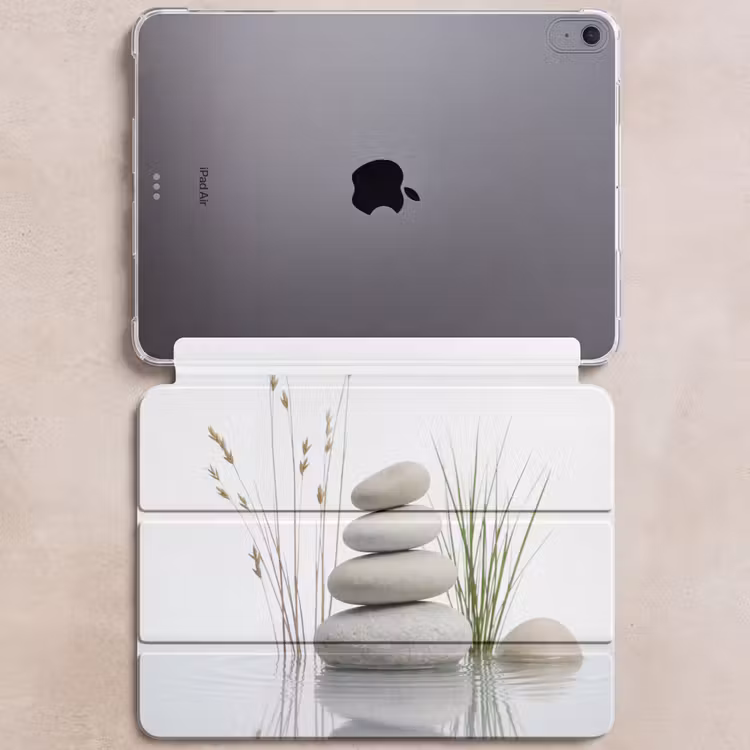 iPad hoes - Stenen - Sereen - Grijs — 6