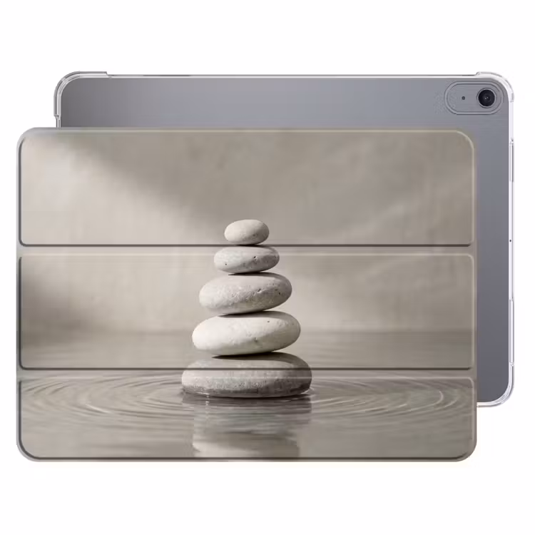 iPad hoes - Stenen - Water - Grijs — 1