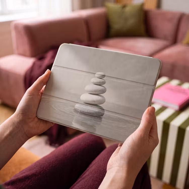 iPad hoes - Stenen - Water - Grijs — 4
