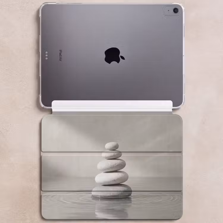 iPad hoes - Stenen - Water - Grijs — 6