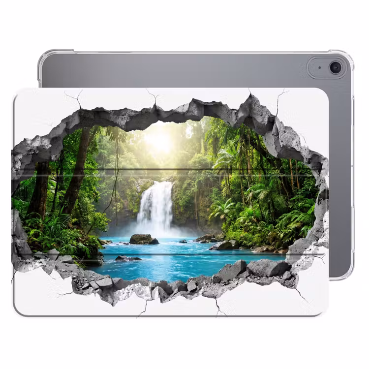 iPad hoes - Waterval - Doorkijkje - Natuur — 1