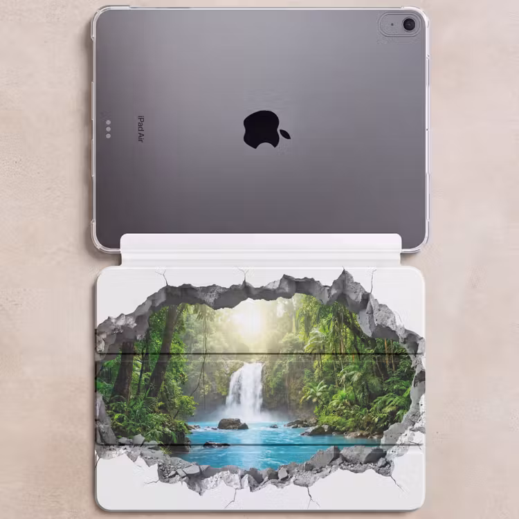 iPad hoes - Waterval - Doorkijkje - Natuur — 6