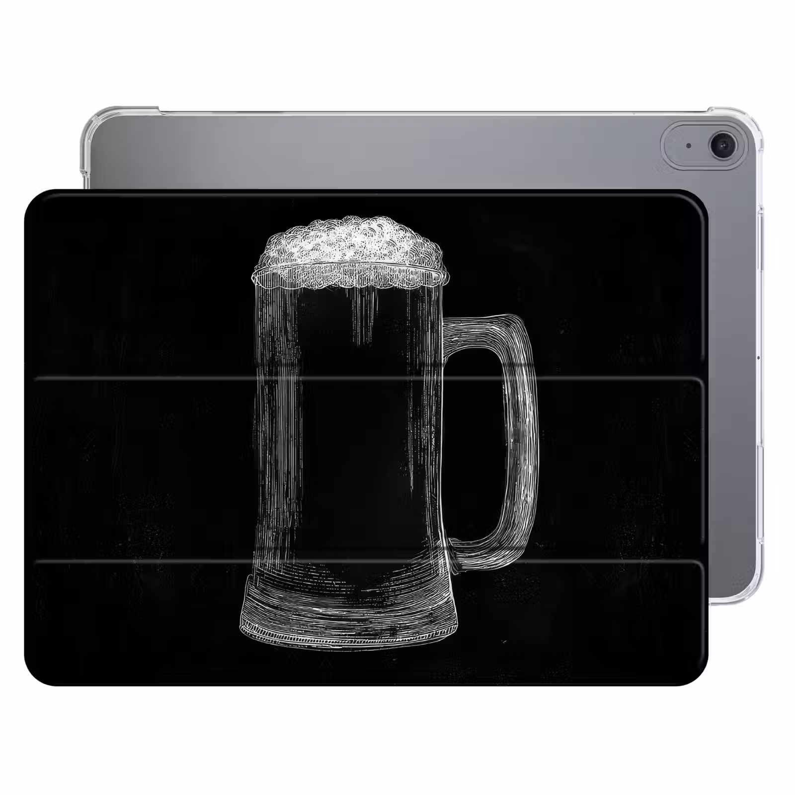 iPad hoes - Bierpul - Schuim - Krijttekening — 1
