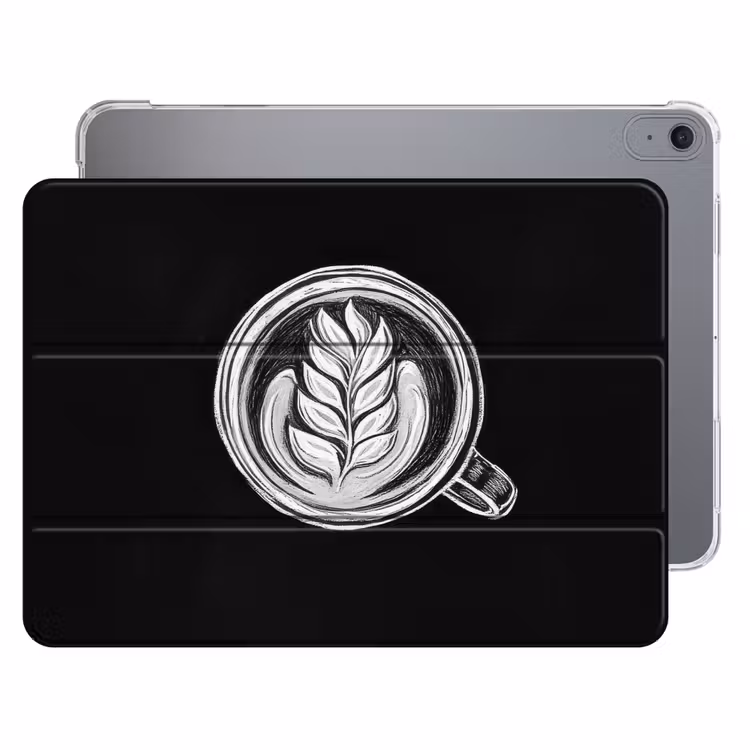 iPad hoes - Krijttekening - Koffie - Latte art — 1