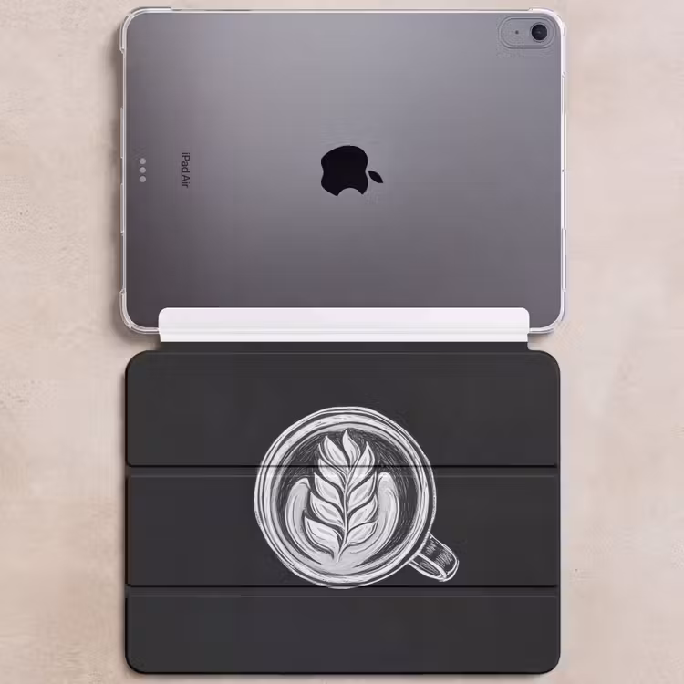 iPad hoes - Krijttekening - Koffie - Latte art — 6