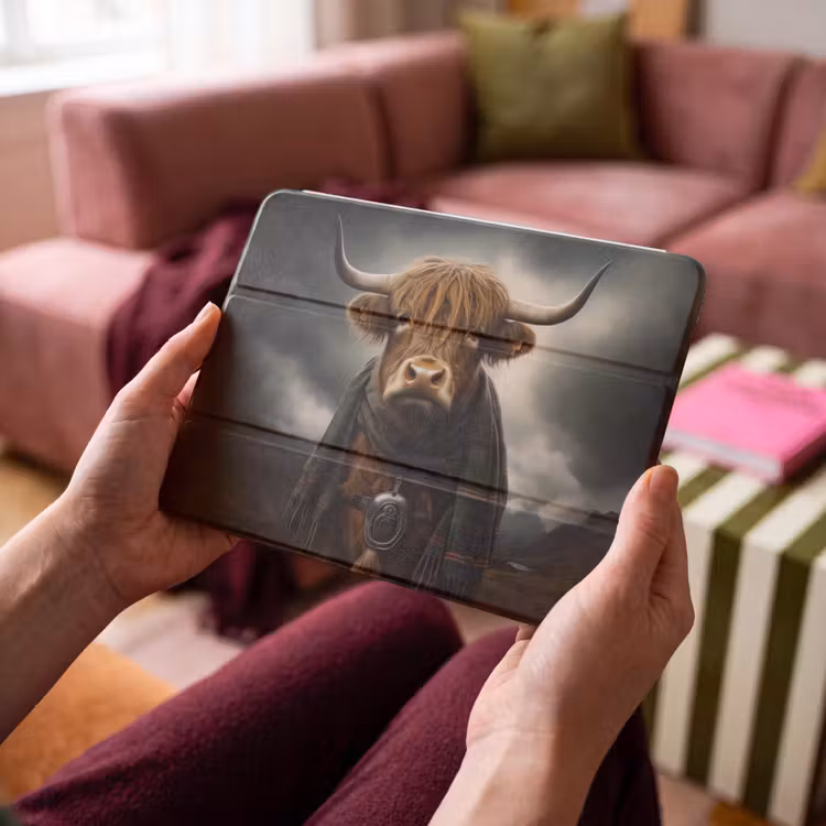 iPad hoes - Schotse hooglander - Sjaal - Bergen — 4