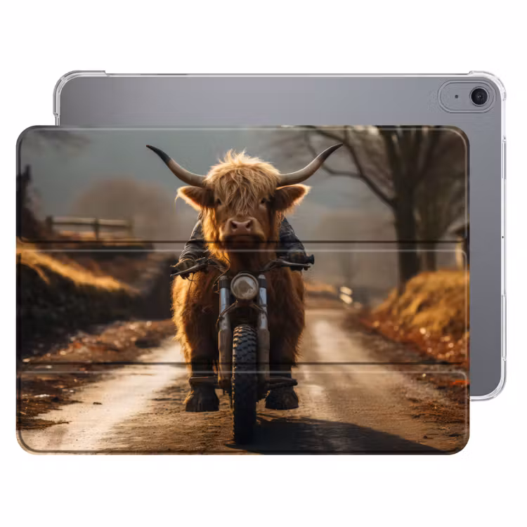 iPad hoes - Schotse hooglander - Sjaal - Bergen — 1