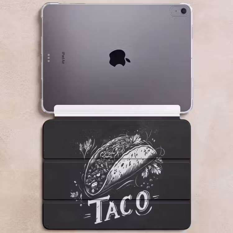 iPad hoes - Taco - Kruiden - Witte krijtstijl - Tekst — 6