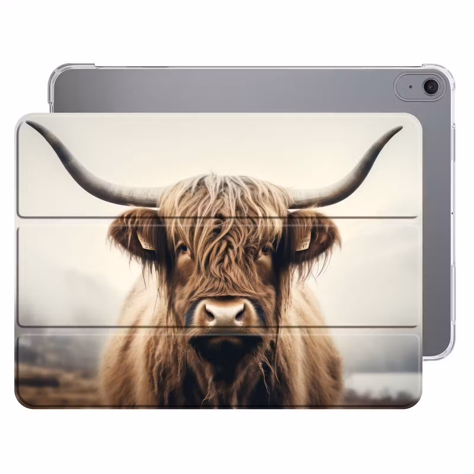 iPad hoes - Schotse hooglander - Hoorns - Landschap — 1