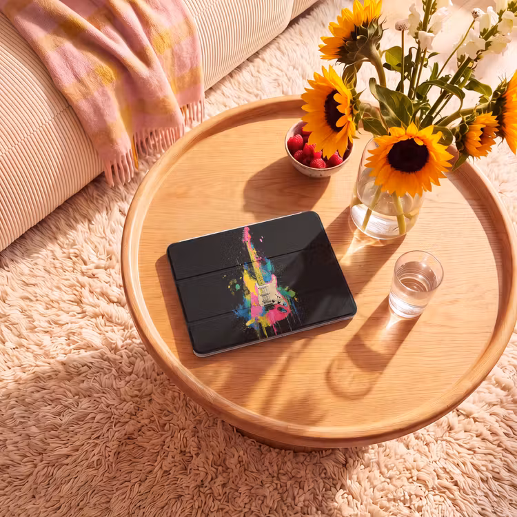 iPad hoes - Gitaar - Kleurrijk - Verf — 2
