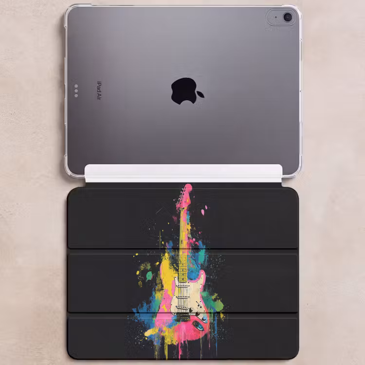 iPad hoes - Gitaar - Kleurrijk - Verf — 6