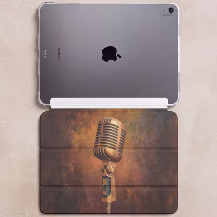 iPad hoes - Microfoon - Bruin - Klassiek — 6