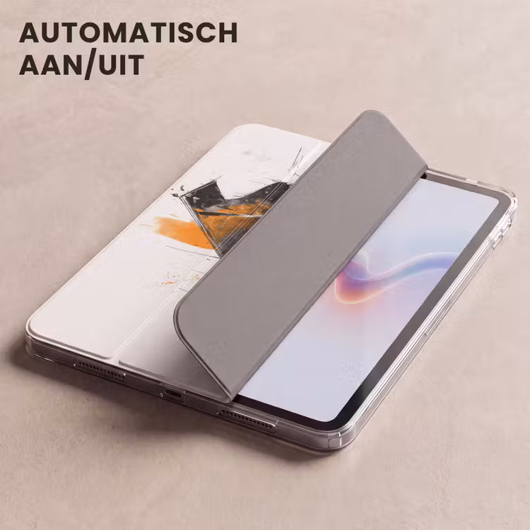 iPad hoes - Piano - Oranje - Zwart - schets lijnen — 5