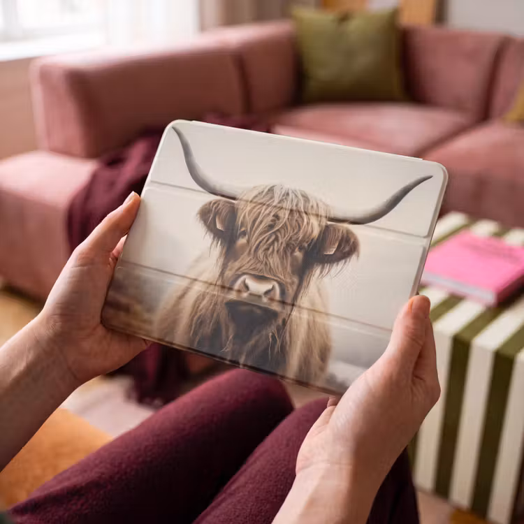 iPad hoes - Schotse hooglander - Hoorns - Landschap — 4
