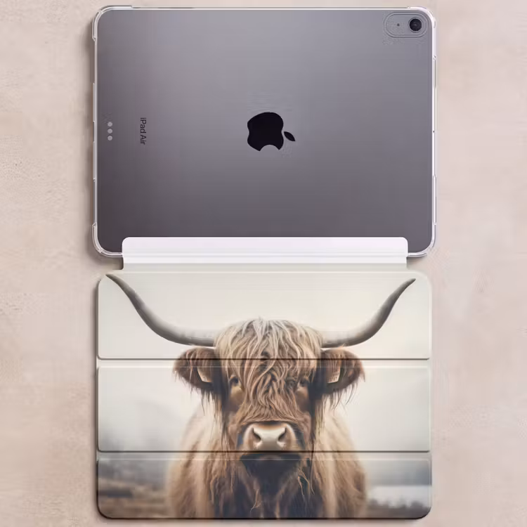 iPad hoes - Schotse hooglander - Hoorns - Landschap — 6