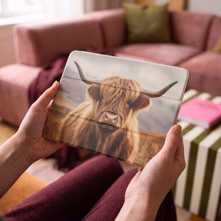 iPad hoes - Schotse hooglander - Landschap - Dier — 4