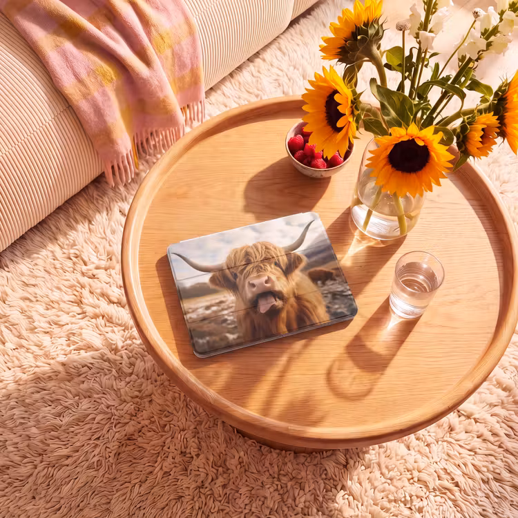 iPad hoes - Schotse hooglander - Tong - Hoorns — 2