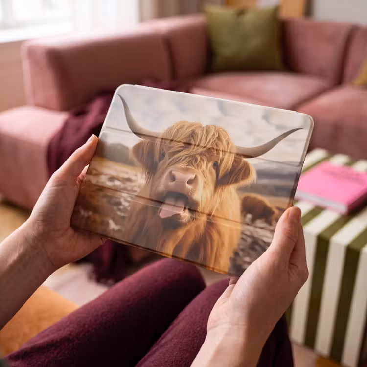 iPad hoes - Schotse hooglander - Tong - Hoorns — 4