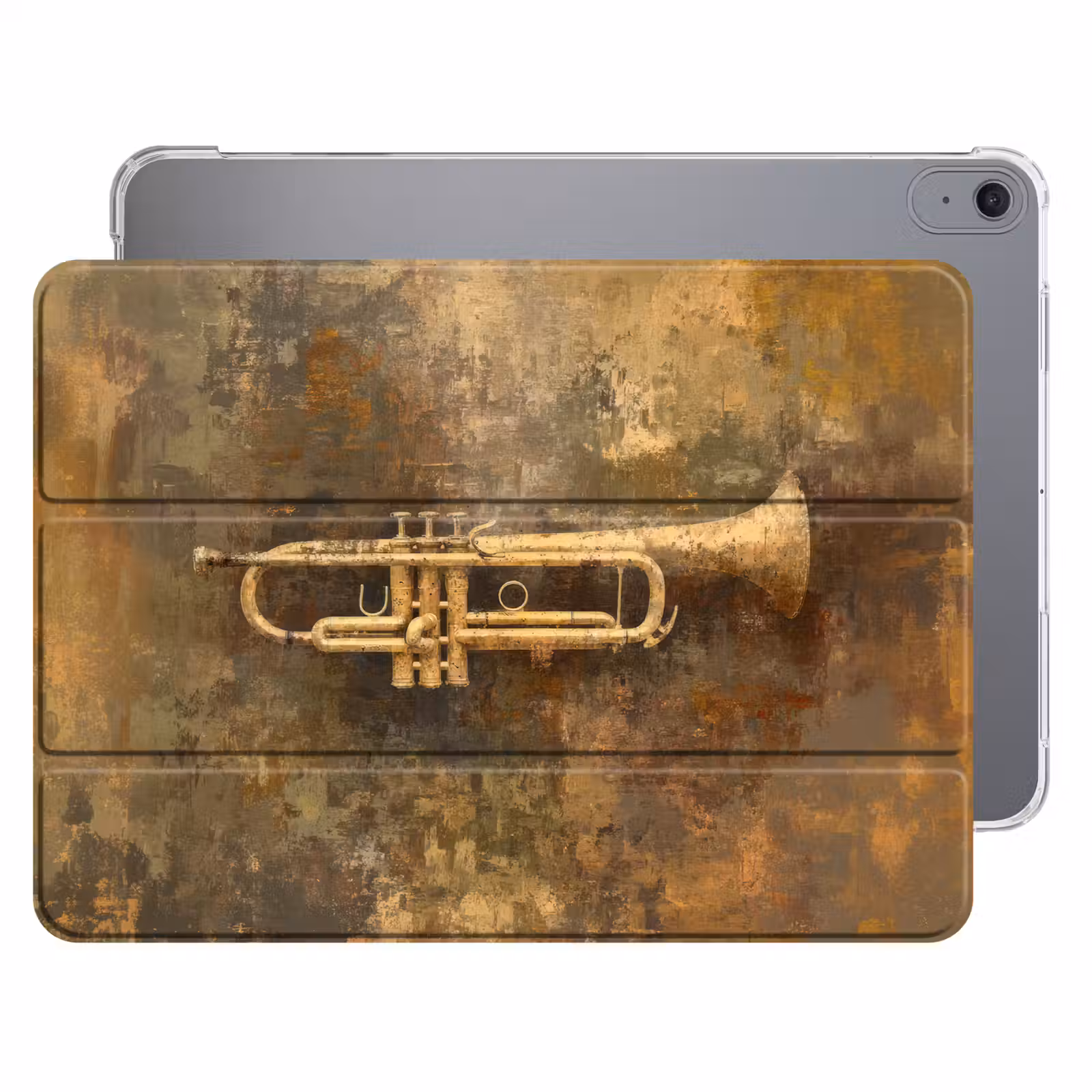 iPad hoes - Trompet - Geel - Muzikaal — 1