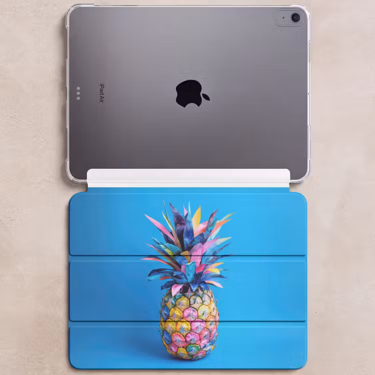 iPad hoes - Ananas - Blauw - Tropisch - Vrolijk — 6