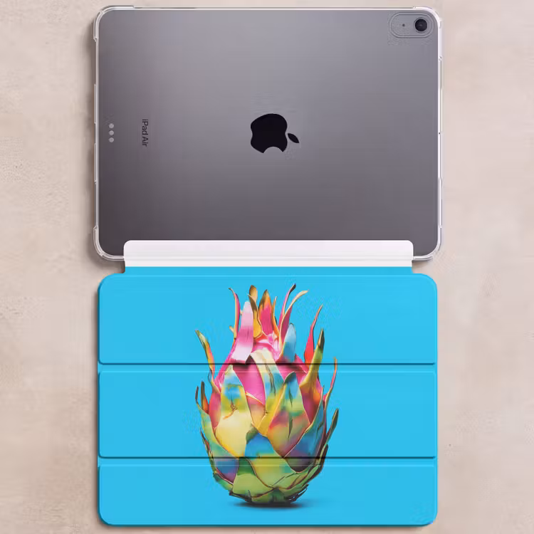 iPad hoes - Drakenfruit - Blauw - Levendig — 6
