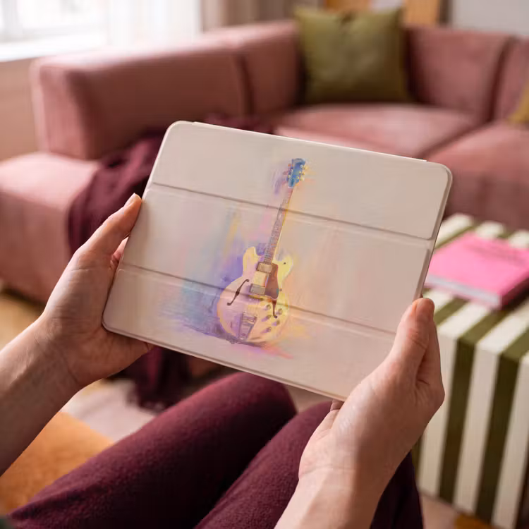 iPad hoes - Gitaar - Pastel - Schilderachtig — 4