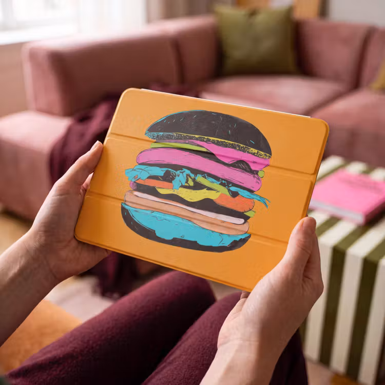 iPad hoes - Hamburger - Kleurrijk - Speels — 4