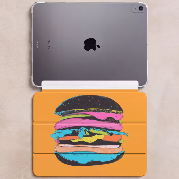 iPad hoes - Hamburger - Kleurrijk - Speels — 6