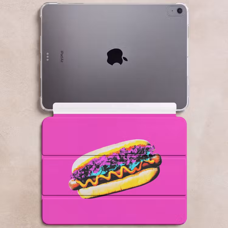 iPad hoes - Hotdog - Roze - Retro — 6