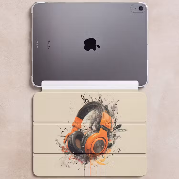 iPad hoes - Koptelefoon - Oranje - Explosief — 6
