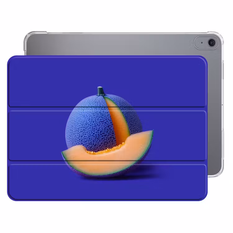 iPad hoes - Meloen - Blauw - Oranje - Kunstzinnig — 1