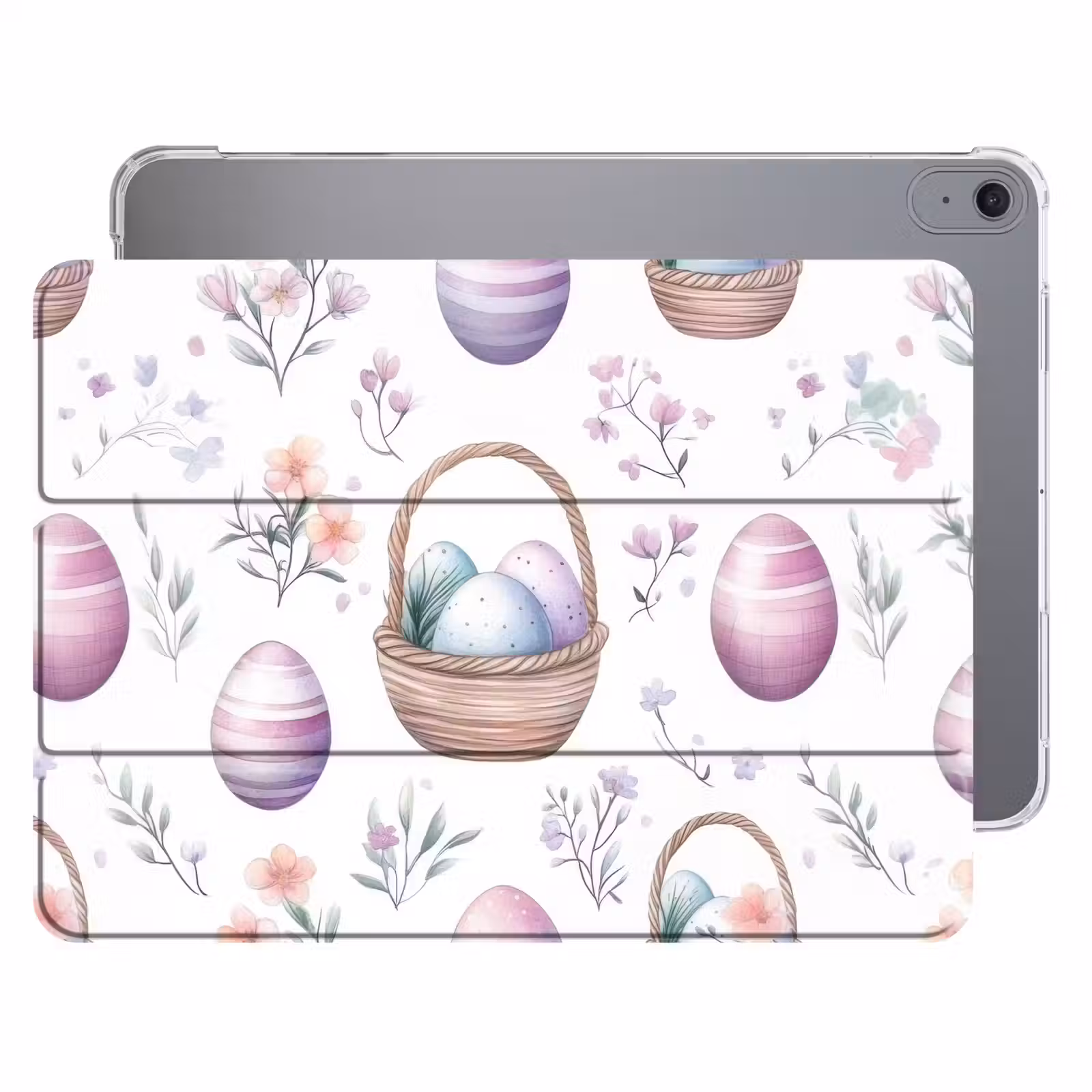 iPad hoes - Bloemen - Paaseieren - Patroon — 1