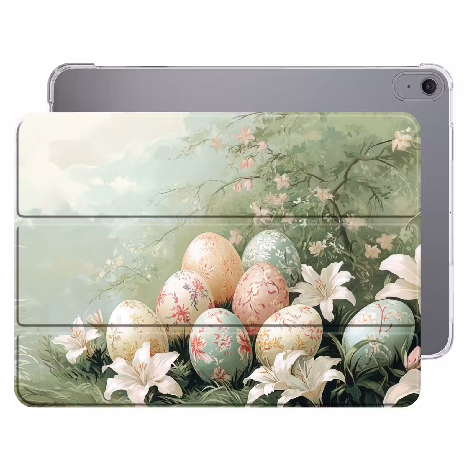 iPad hoes - Paaseieren - Pasteltinten - Bloemen — 1