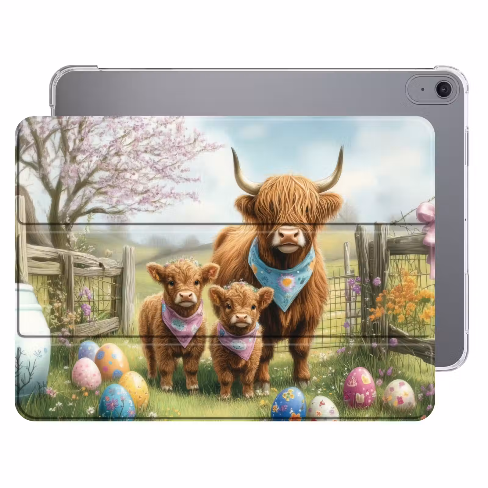 iPad hoes - Schotsehooglanders - Paaseieren - Lente — 1