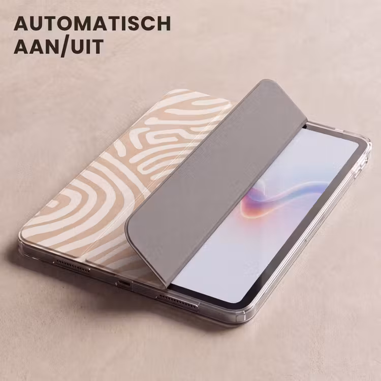 iPad hoes - Beige - Aardspatroon — 5