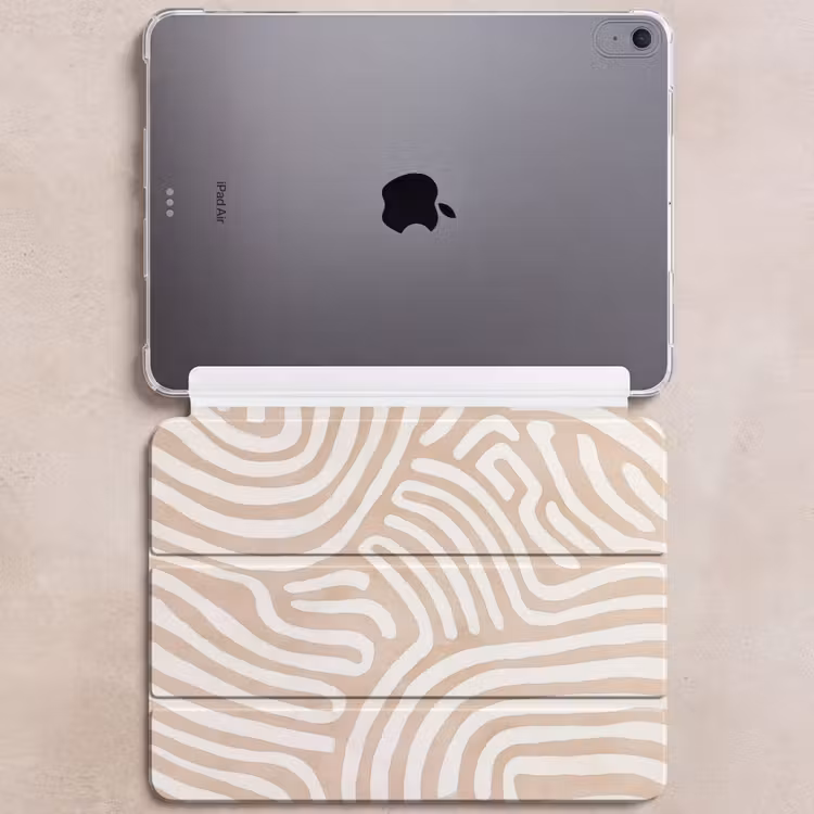 iPad hoes - Beige - Aardspatroon — 6