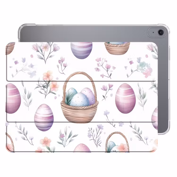 iPad hoes - Bloemen - Paaseieren - Patroon — 1