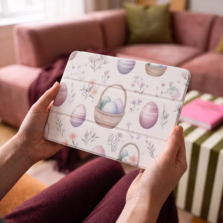 iPad hoes - Bloemen - Paaseieren - Patroon — 4