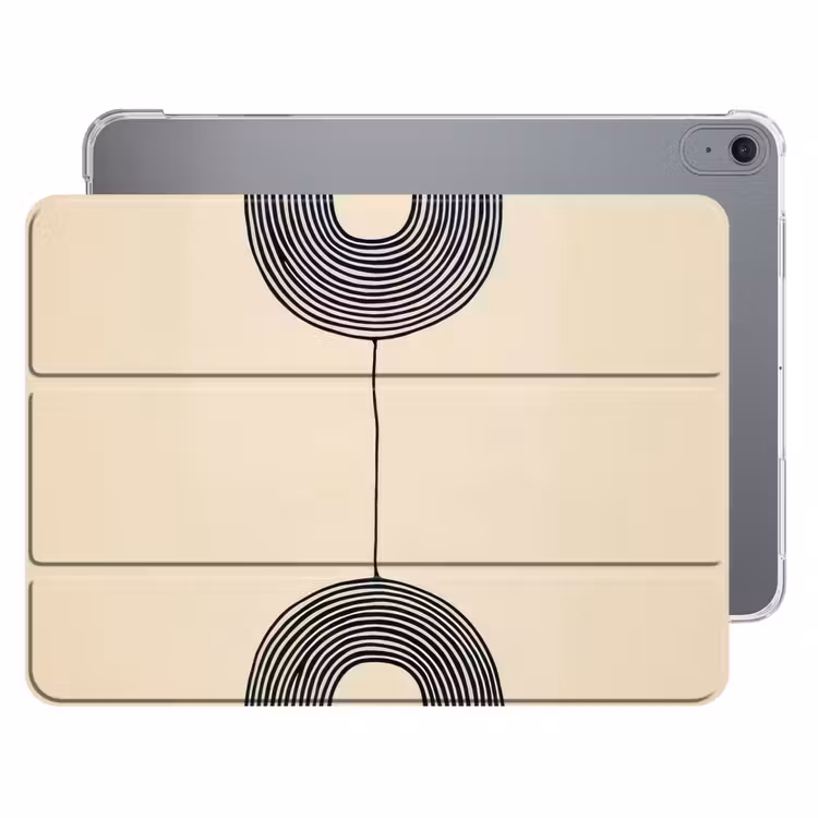 iPad hoes - Geometrische bogen - Minimalistisch - Symmetrisch — 1