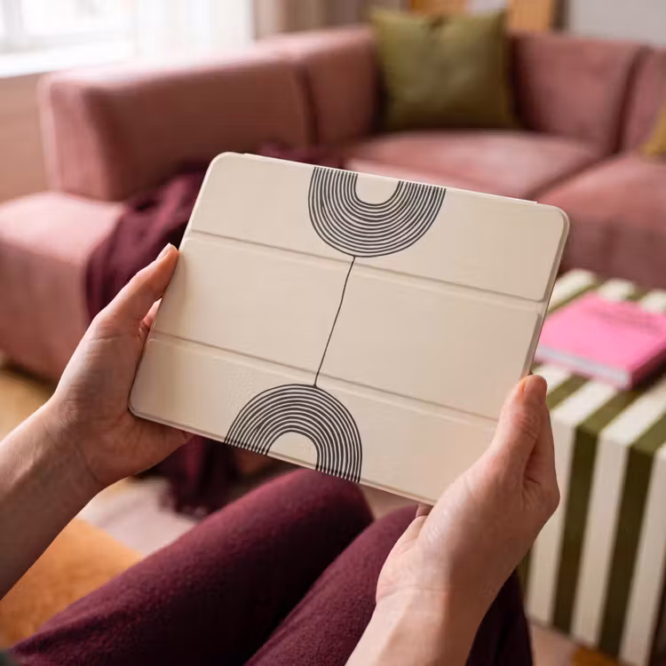 iPad hoes - Geometrische bogen - Minimalistisch - Symmetrisch — 4